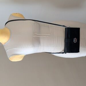 Elegant Black Leather Crossbody Bag